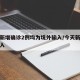 昨日新增确诊2例均为境外输入/今天新增境外输入