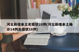 河北新增本土无症状28例(河北新增本土确诊14例无症状16例)